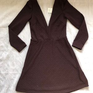 NWT Urban Outfitters Low Cut Purple Dress